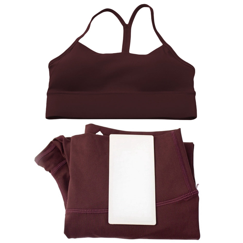 Pericic 2 Pieces Soft Naked Feel Women Yoga Set