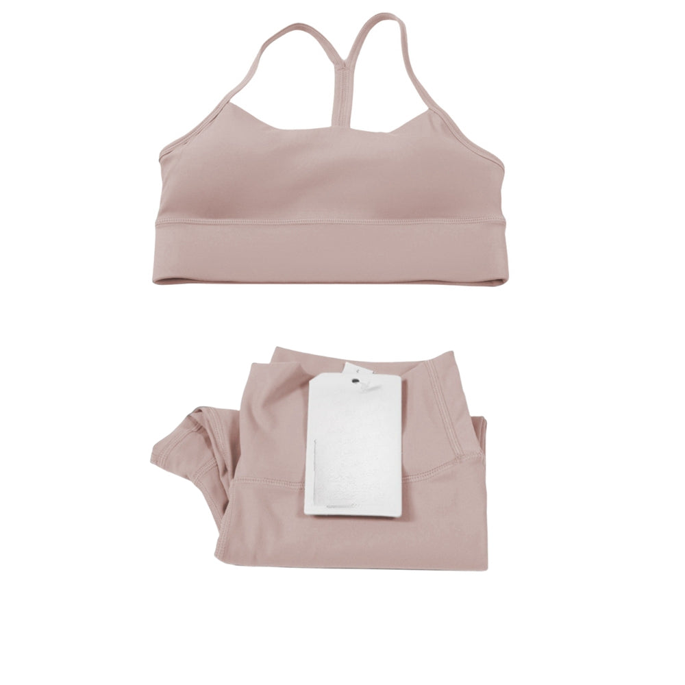 Pericic 2 Pieces Soft Naked Feel Women Yoga Set