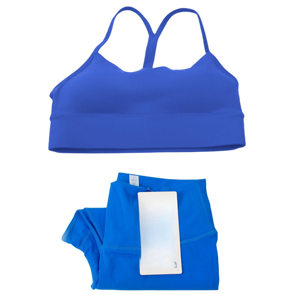 Pericic 2 Pieces Soft Naked Feel Women Yoga Set