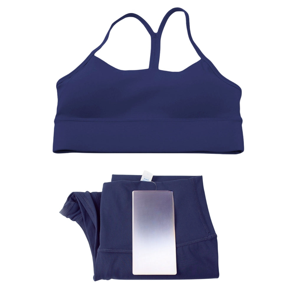 Pericic 2 Pieces Soft Naked Feel Women Yoga Set