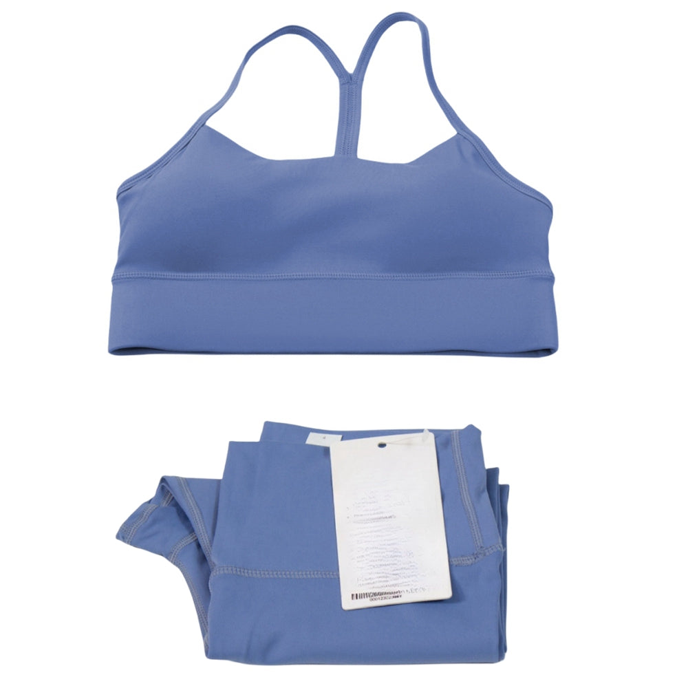 Pericic 2 Pieces Soft Naked Feel Women Yoga Set