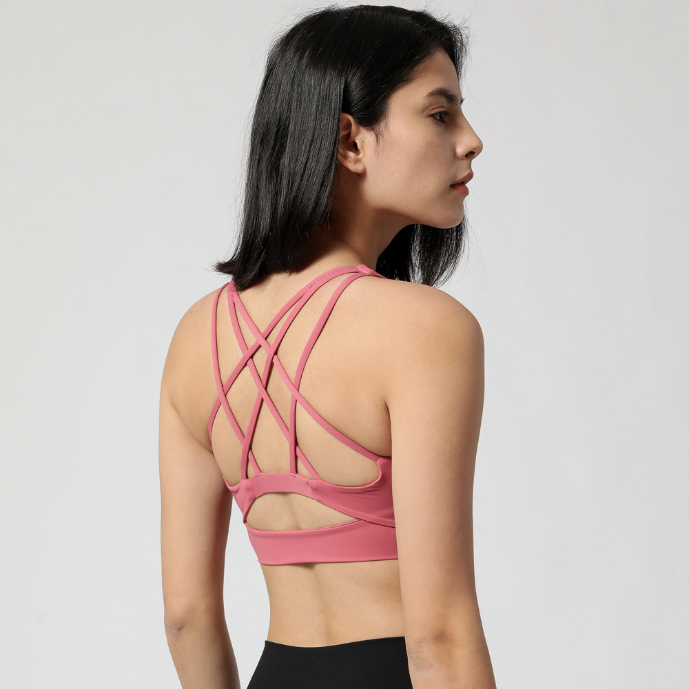 Beauty back sports bra