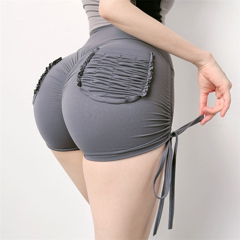 Pericic Drawstring Workout Shorts With Pocket