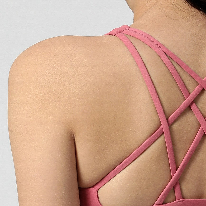 Beauty back sports bra
