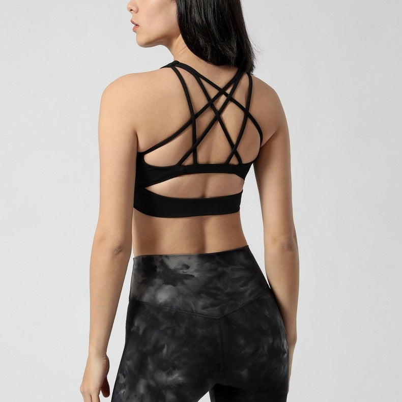 Beauty back sports bra