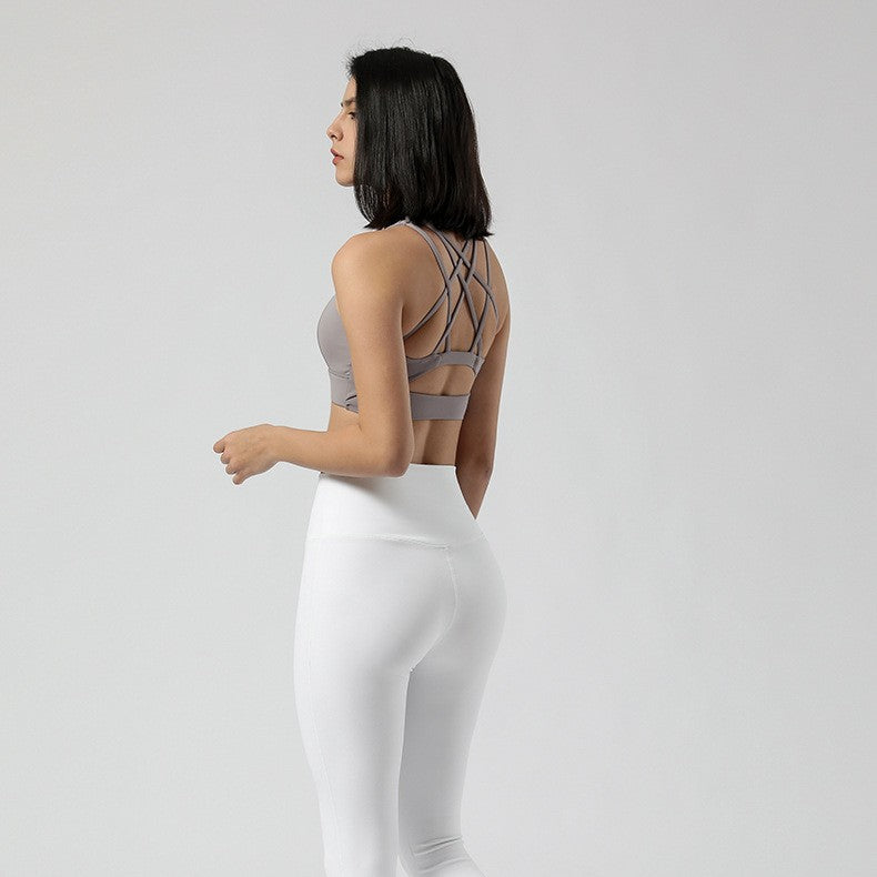 Beauty back sports bra