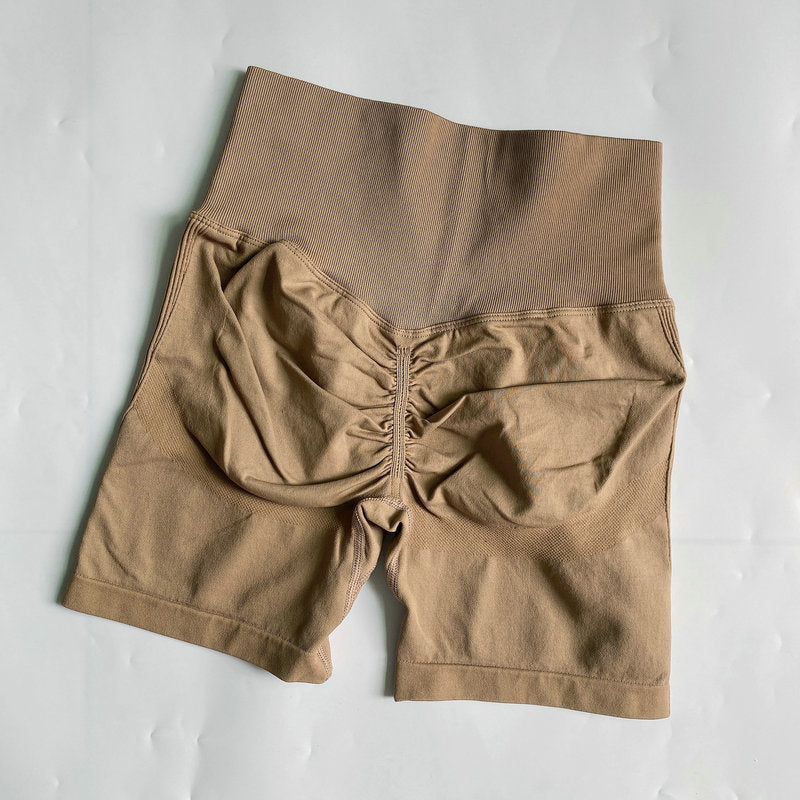 Pericic High-Rise Scrunch Seamless Shorts
