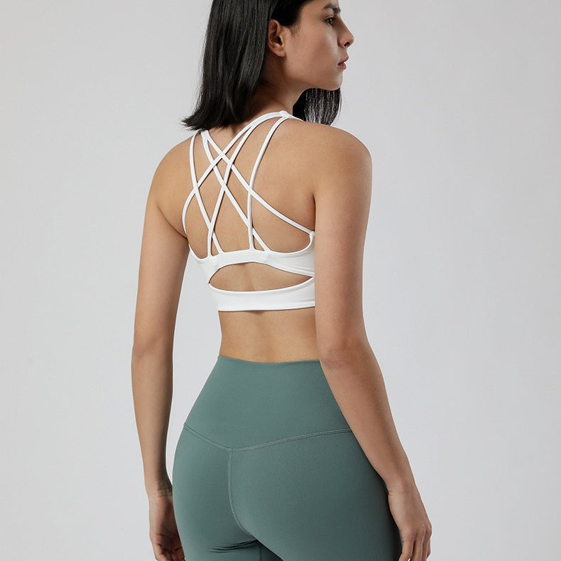 Beauty back sports bra