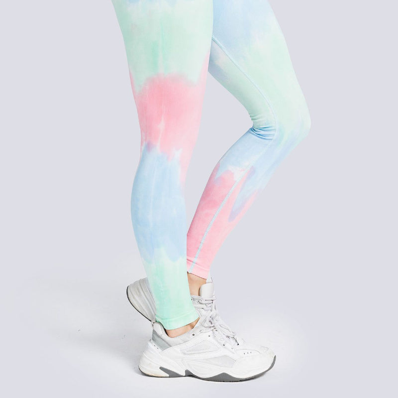 Pericic High-Rise Classical Scrunch Seamless Tie dye Leggings